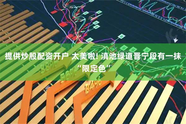 提供炒股配资开户 太美啦! 滇池绿道晋宁段有一抹“限定色”