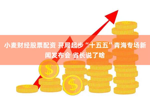 小麦财经股票配资 开局起步“十五五”青海专场新闻发布会 省长说了啥